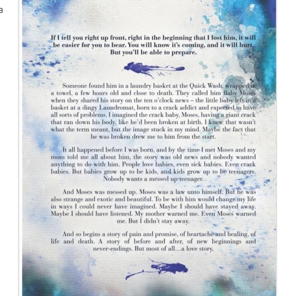 The Law of Moses by Amy Harmon NY Times Best selling Author New without tags - Picture 3 of 5